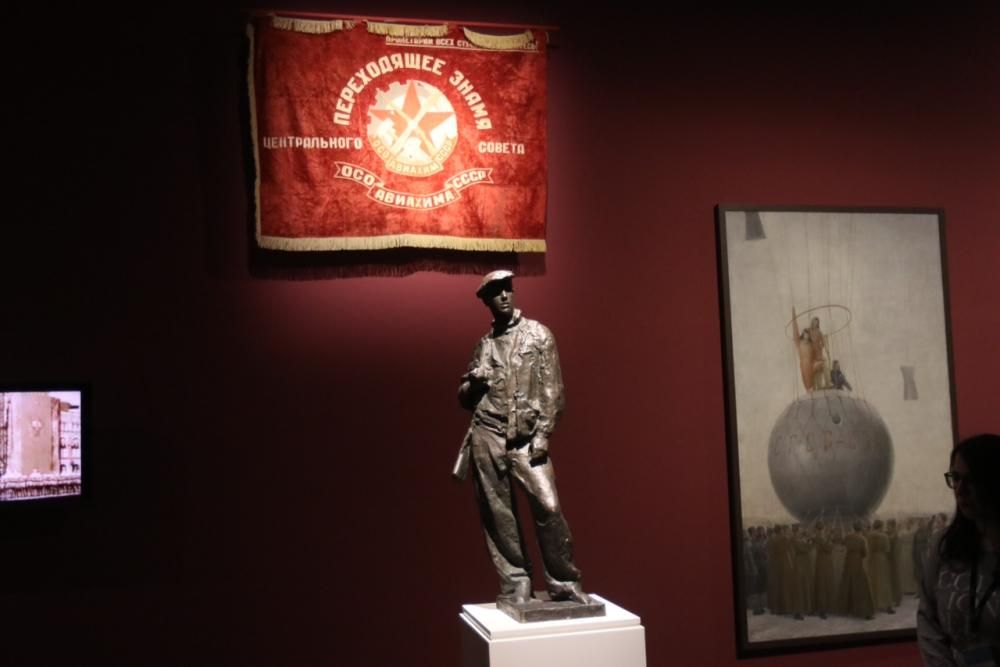 Exposición en el Museo Ruso, 'Radiante porvenir'.