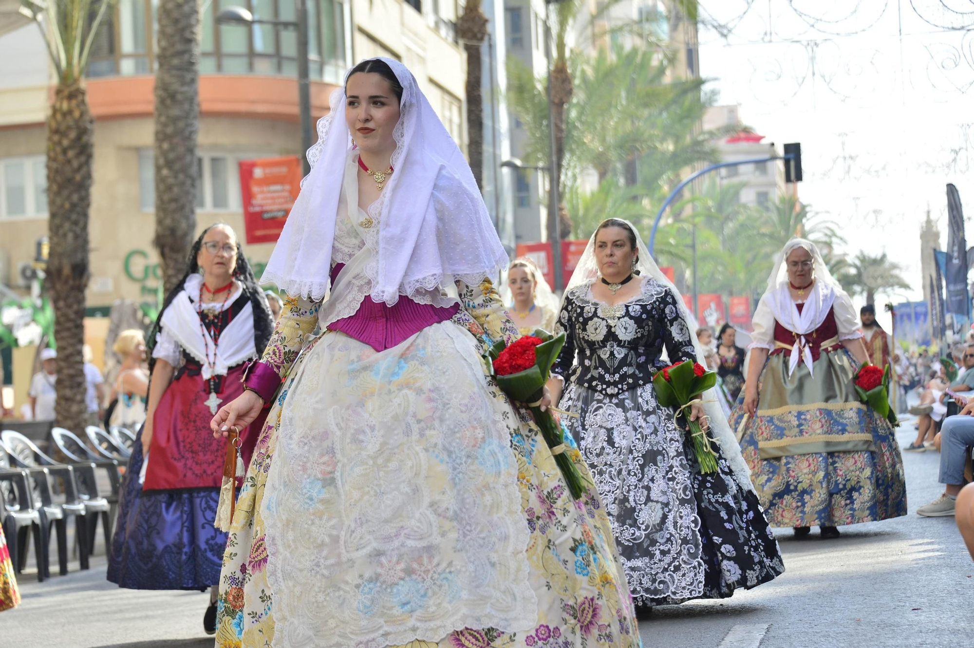 ofrenda de flores a la Virgen del Remedio