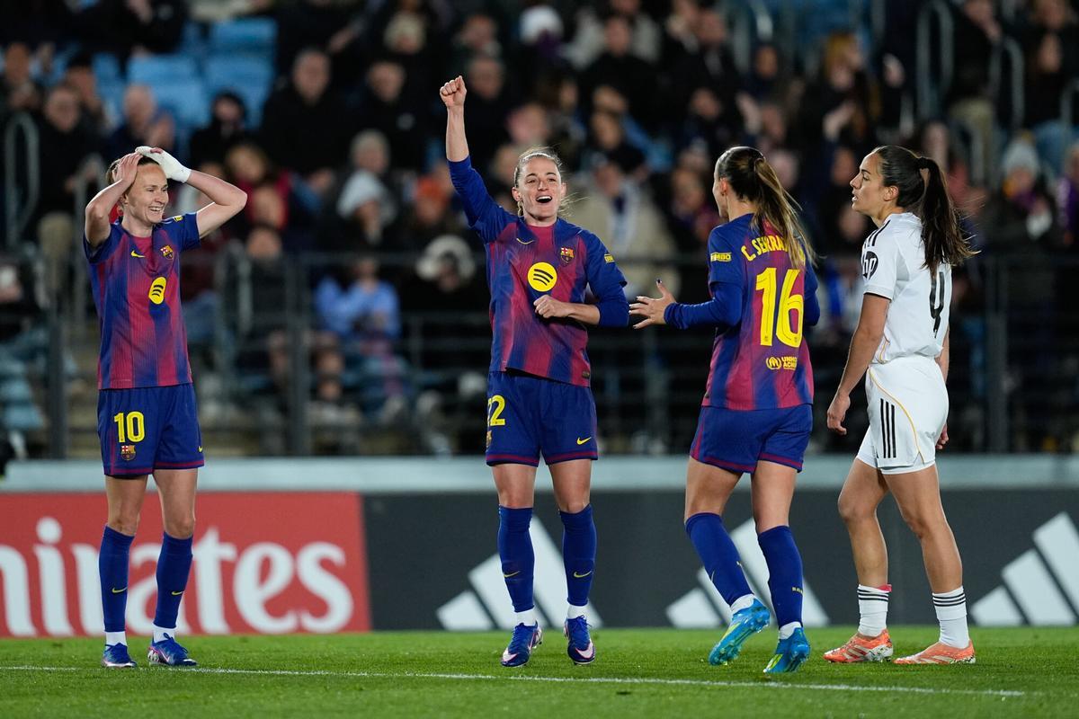 Ona Batlle en el Madrid-Barça.