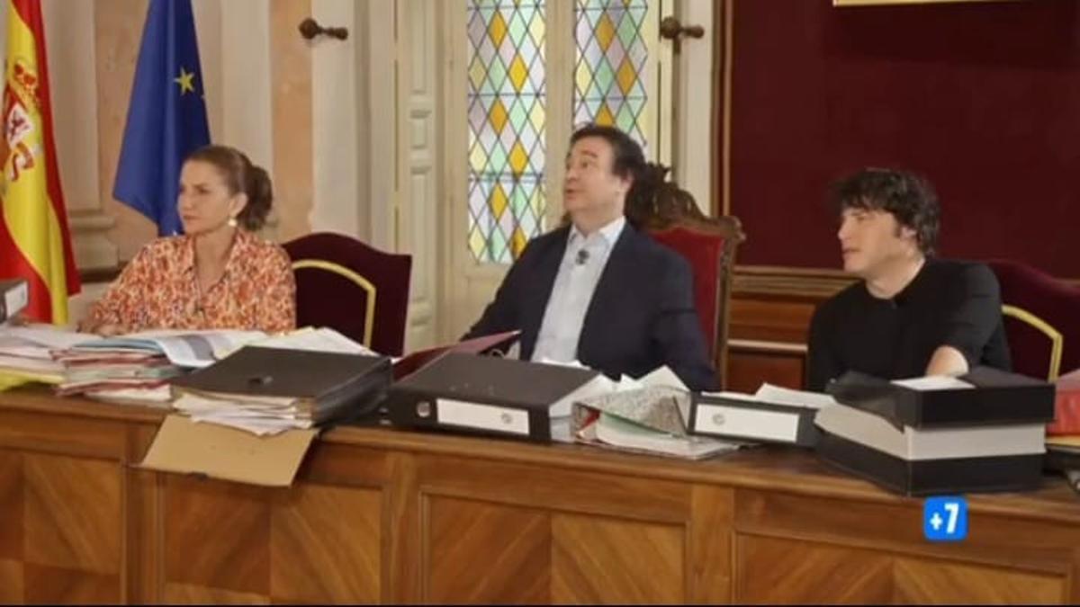 Jordi Cruz, Pepe Rodríguez y Samantha Vallejo-Nágera.