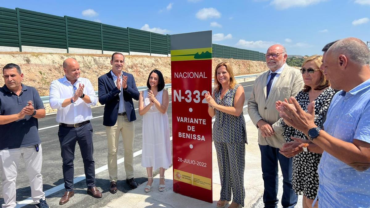 Un momento de la inauguración de la variante