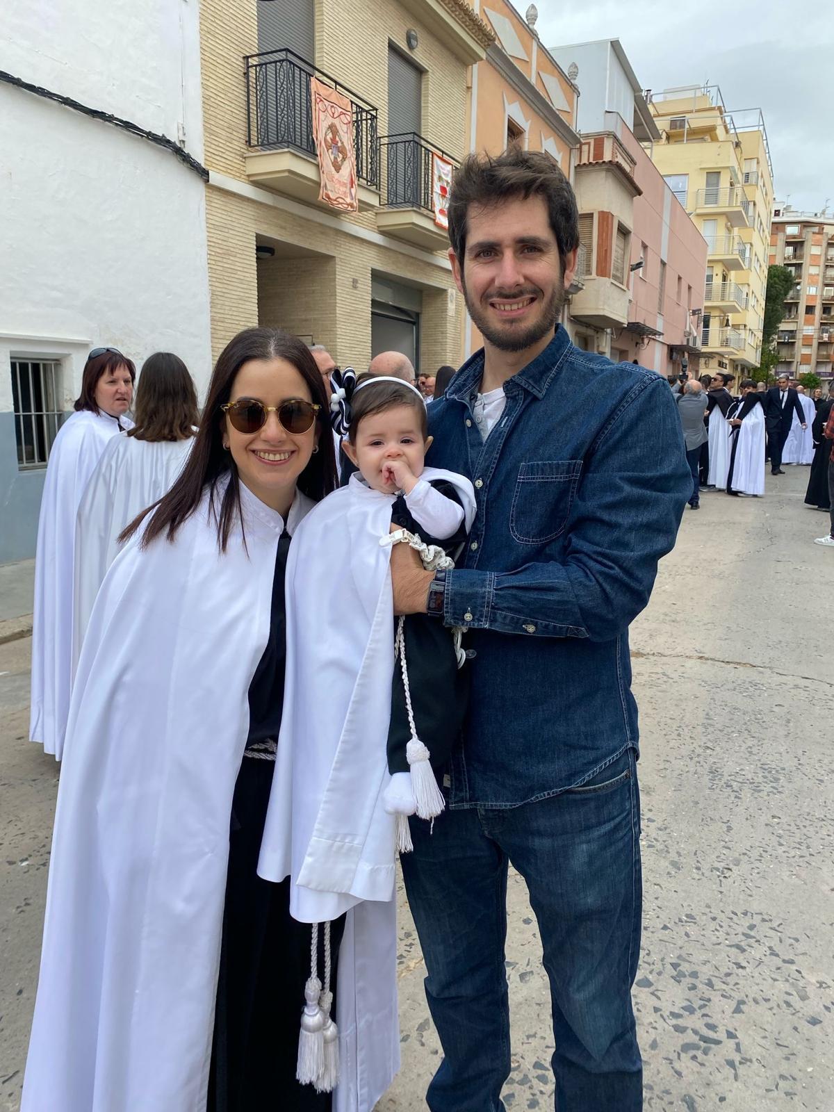 La familia Botella Martínez en la Semana Santa de l'Alcúdia.