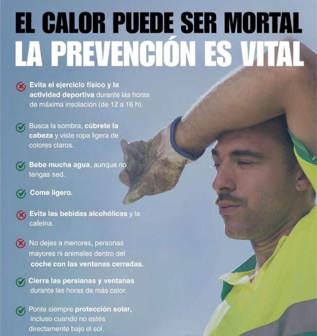 Ante el calor, la prevención puede ser vital
