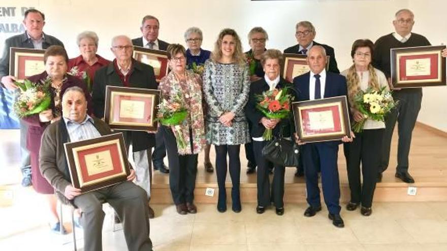 Homenaje a las bodas de oro en Vall d&#039;Alba