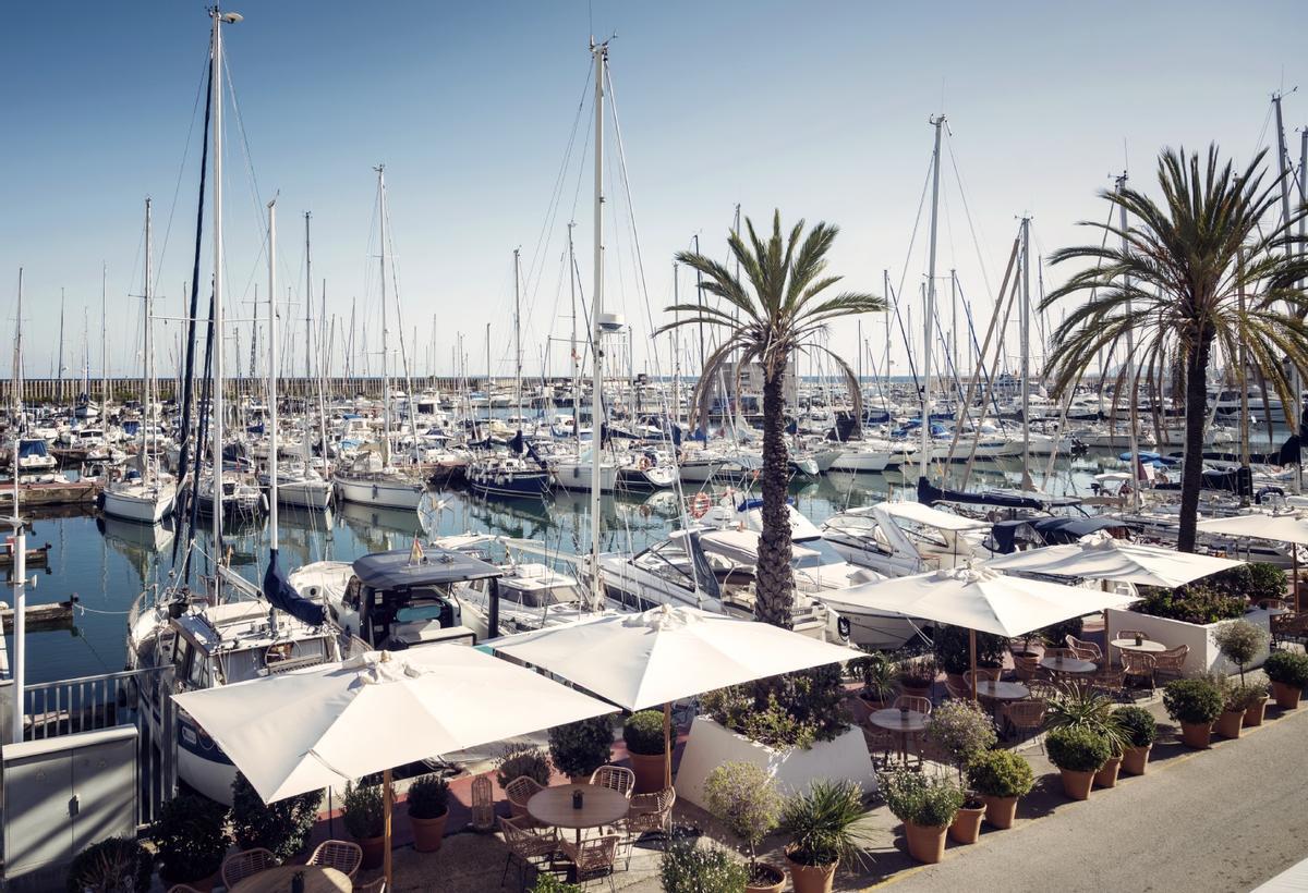 Puerto deportivo de El Masnou.