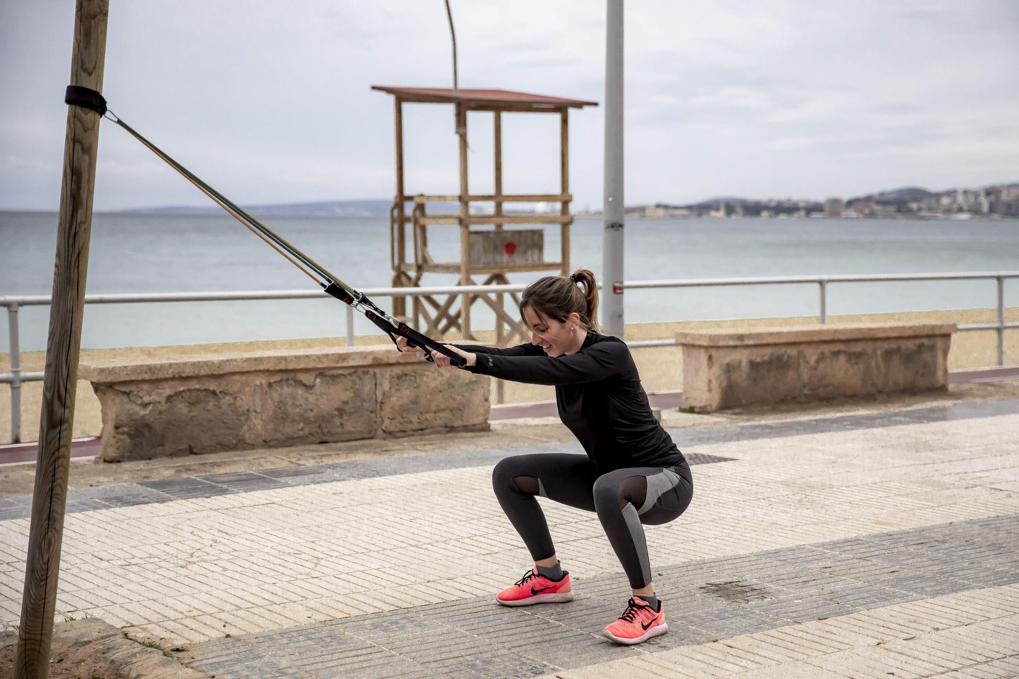 Gimnasia grupal al aire libre