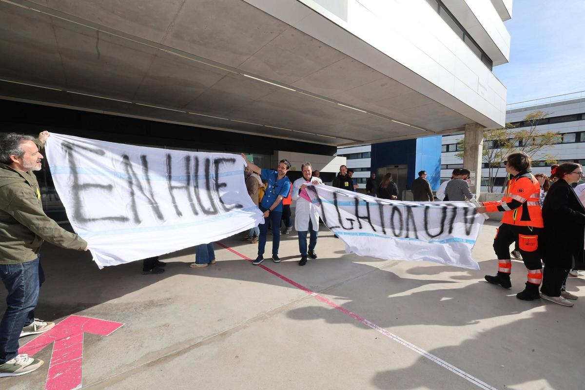 Todas las imágenes de la primera jornada de huelga de médicos en Ibiza