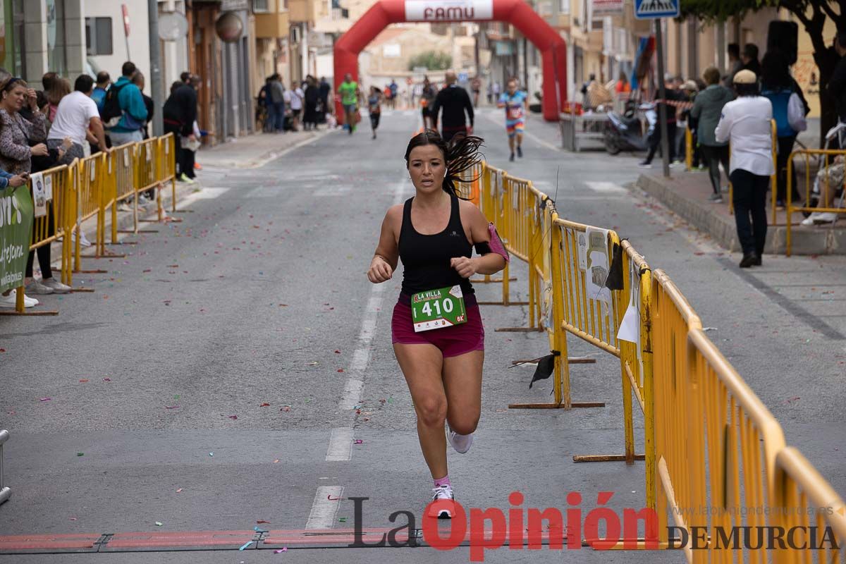 Carrera Popular Urbana y de la Mujer de Moratalla ‘La Villa, premio Marín Giménez (línea de meta)