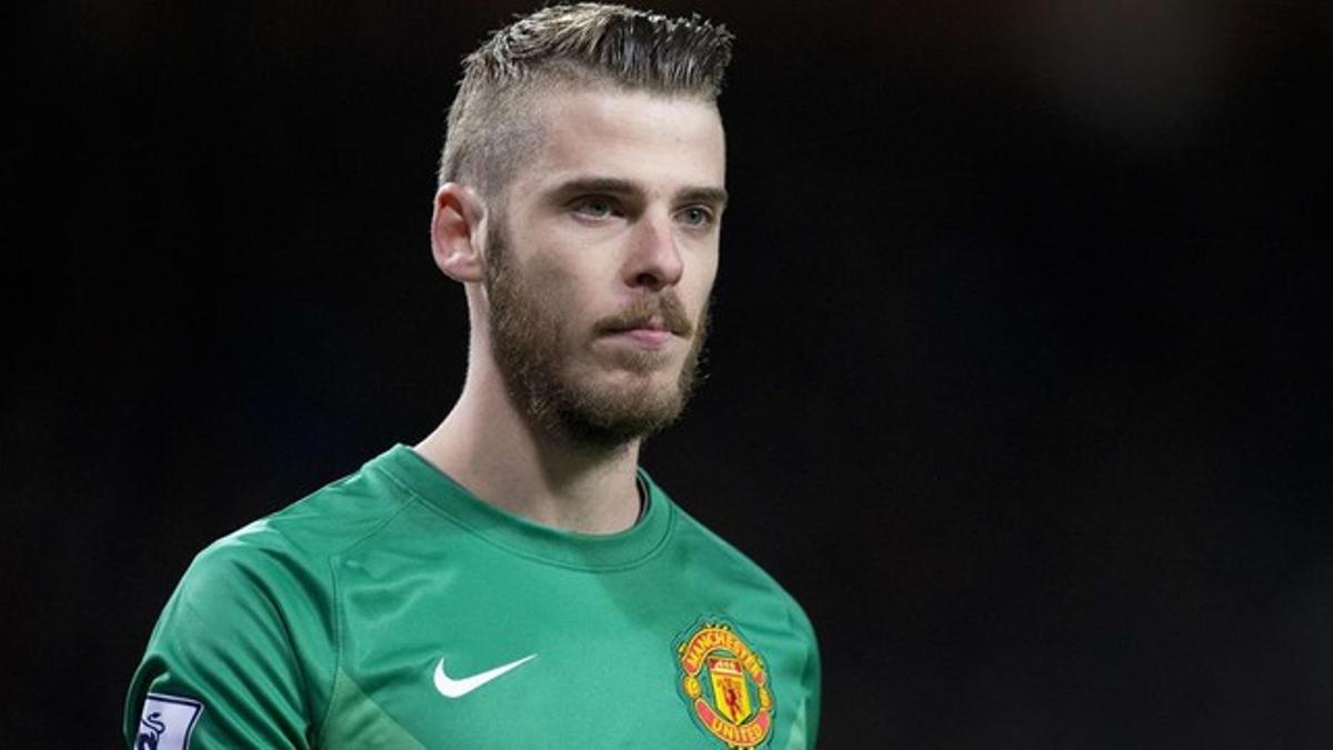 David De Gea durante un partido de la FA Cup en Old Trafford en marzo de este año