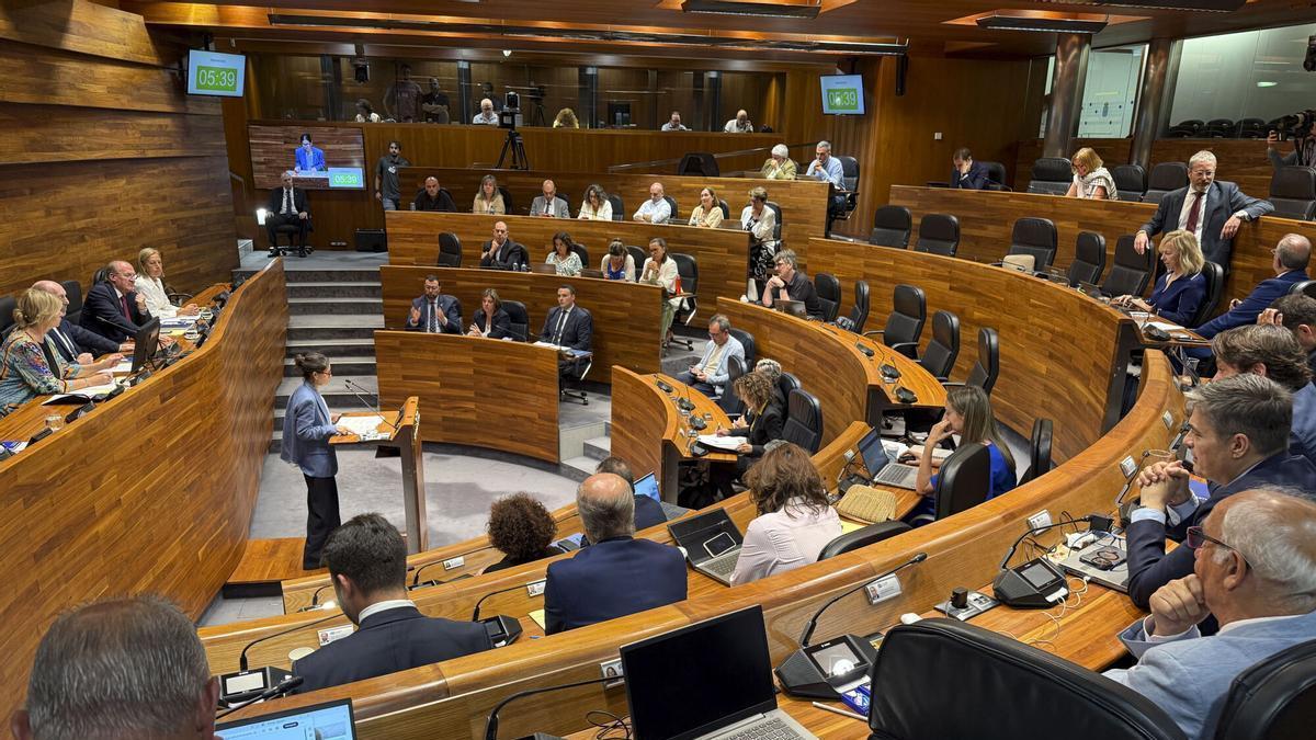 Una sesión del Pleno de la Junta.