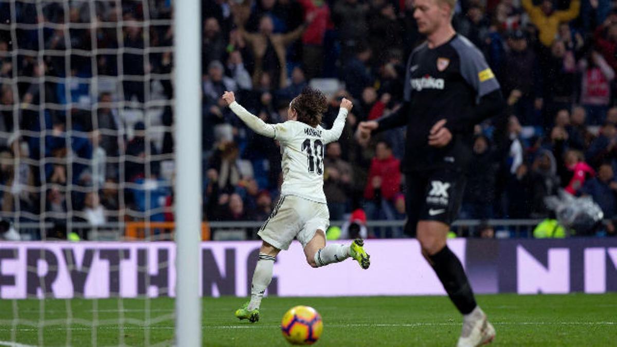 Modric sentenció el partido sobre la bocina