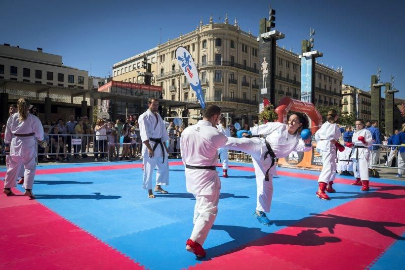 Día del Deporte en la Calle en la Plaza del Pilar de Zaragoza