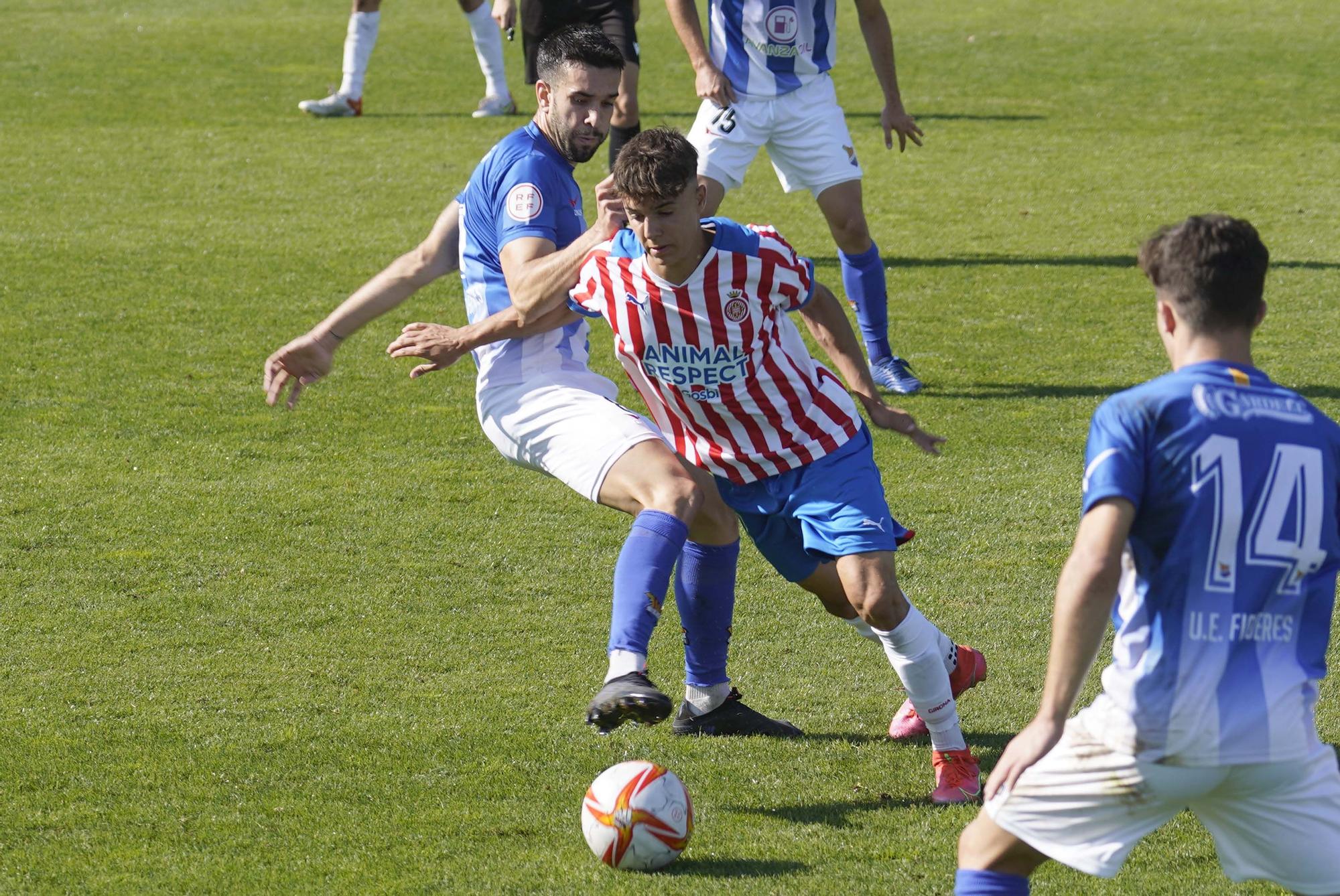 Un efectiu Figueres dona la sorpresa i s’apunta el derbi davant el Girona B