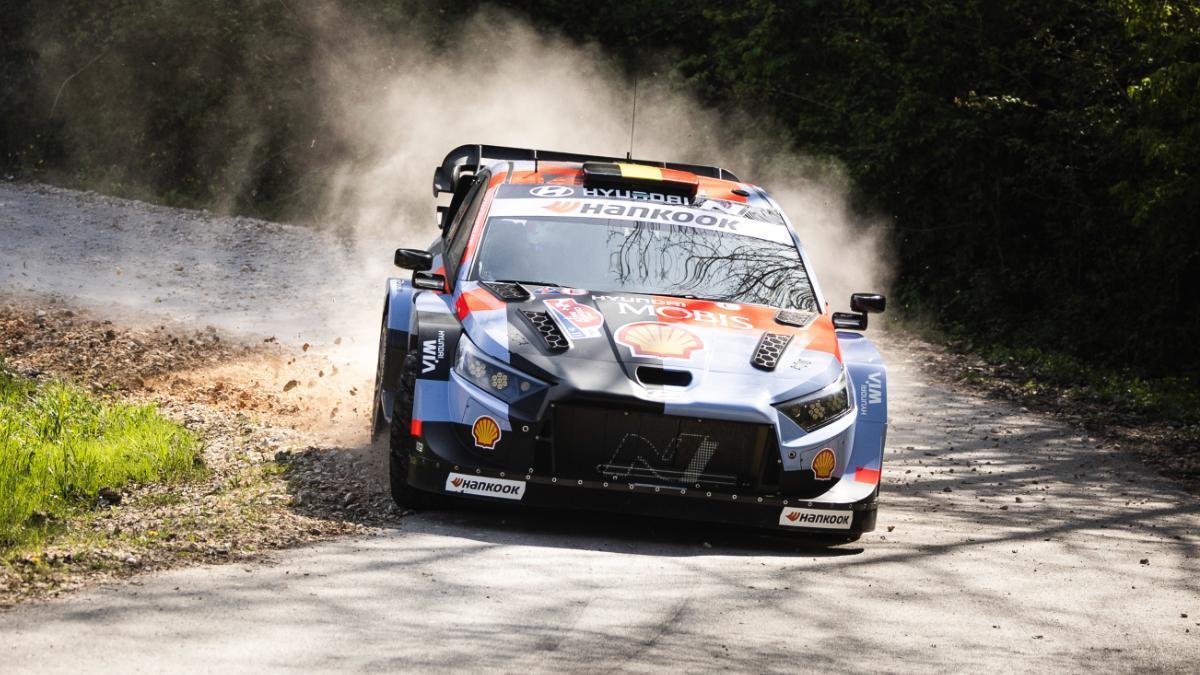 Thierry Neuville durante el Rally de Croacia