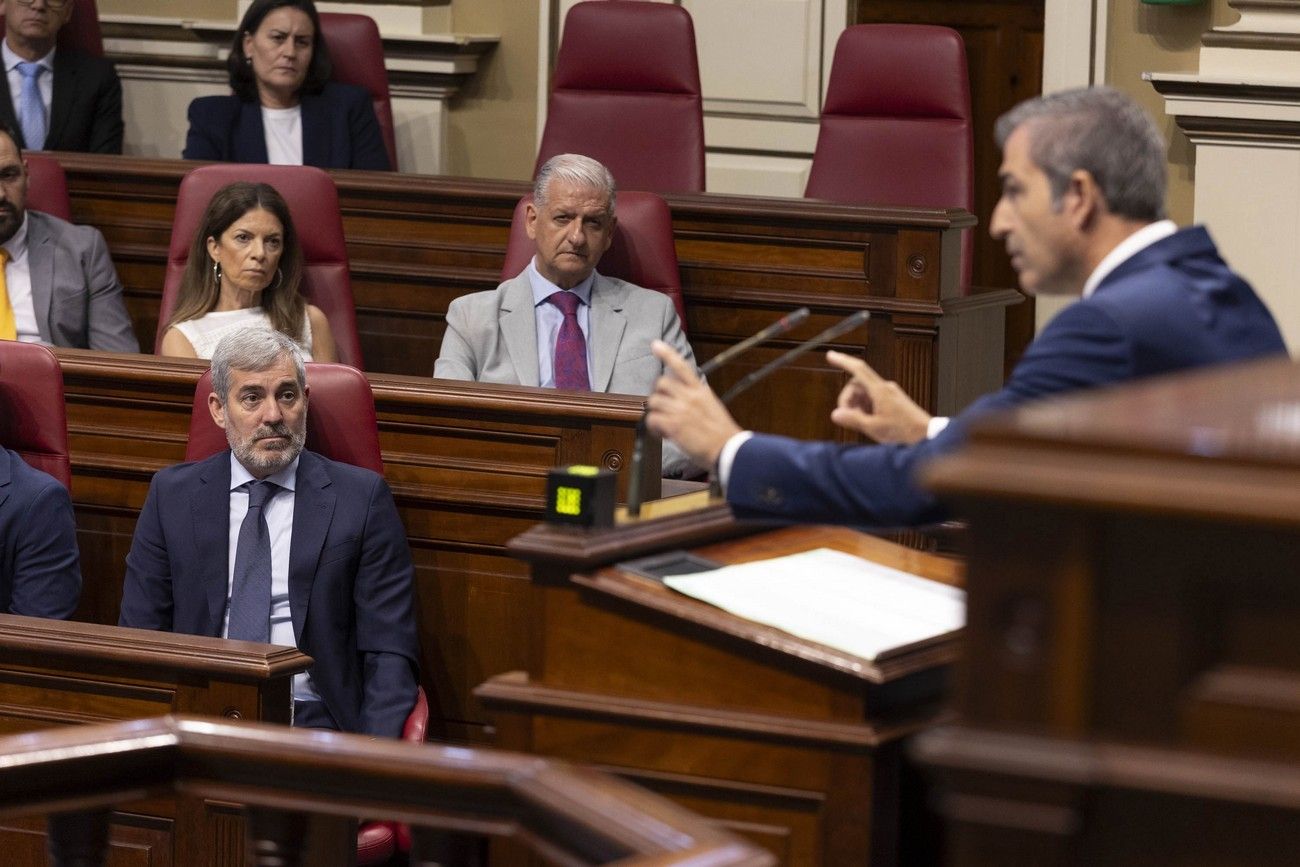 Segunda sesión del debate de investidura en el Parlamento de Canarias