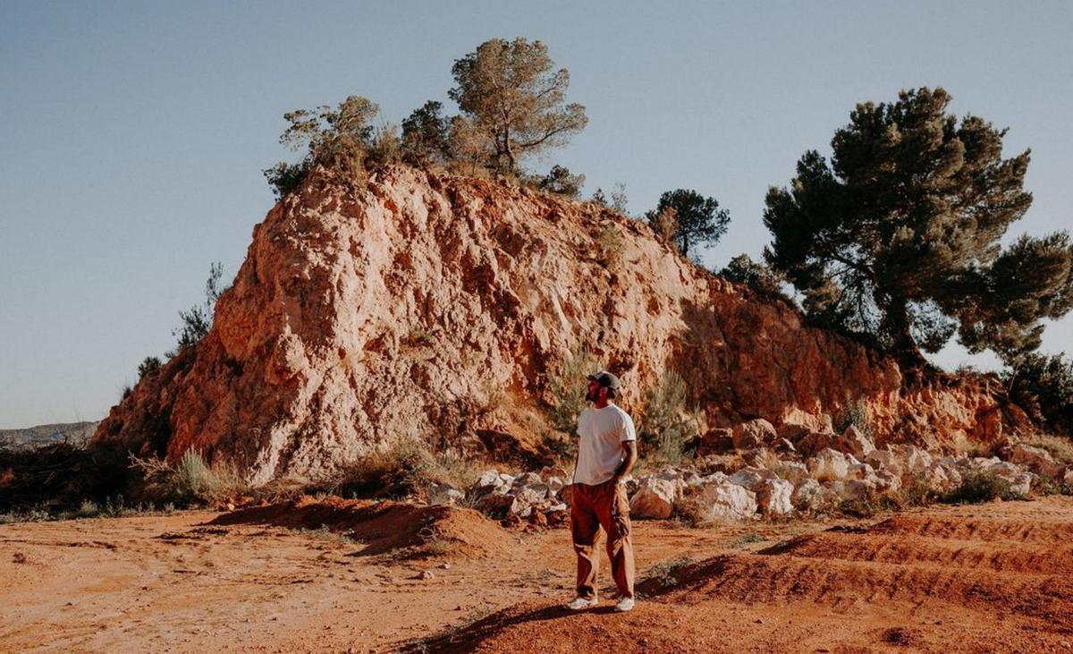 Adrián Rodríguez, en Sa Pedrera de Sant Antoni. | AÍDA VARGAS