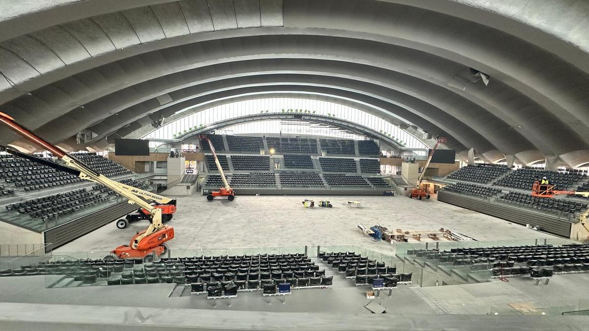 Así luce el nuevo Palacio de los Deportes de Oviedo