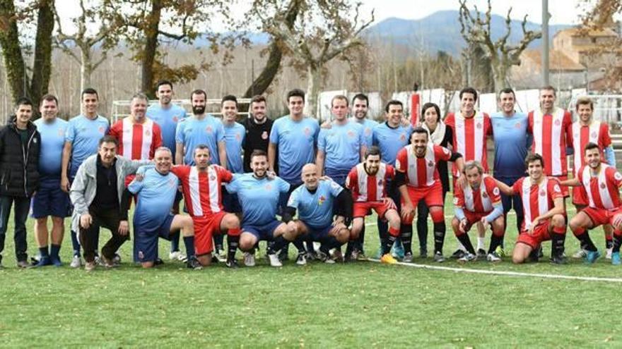 Partit i dinar de Nadal del Girona FC amb els periodistes