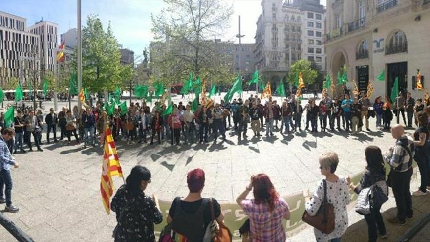 Osta reivindica en zaragoza la seguridad laboral