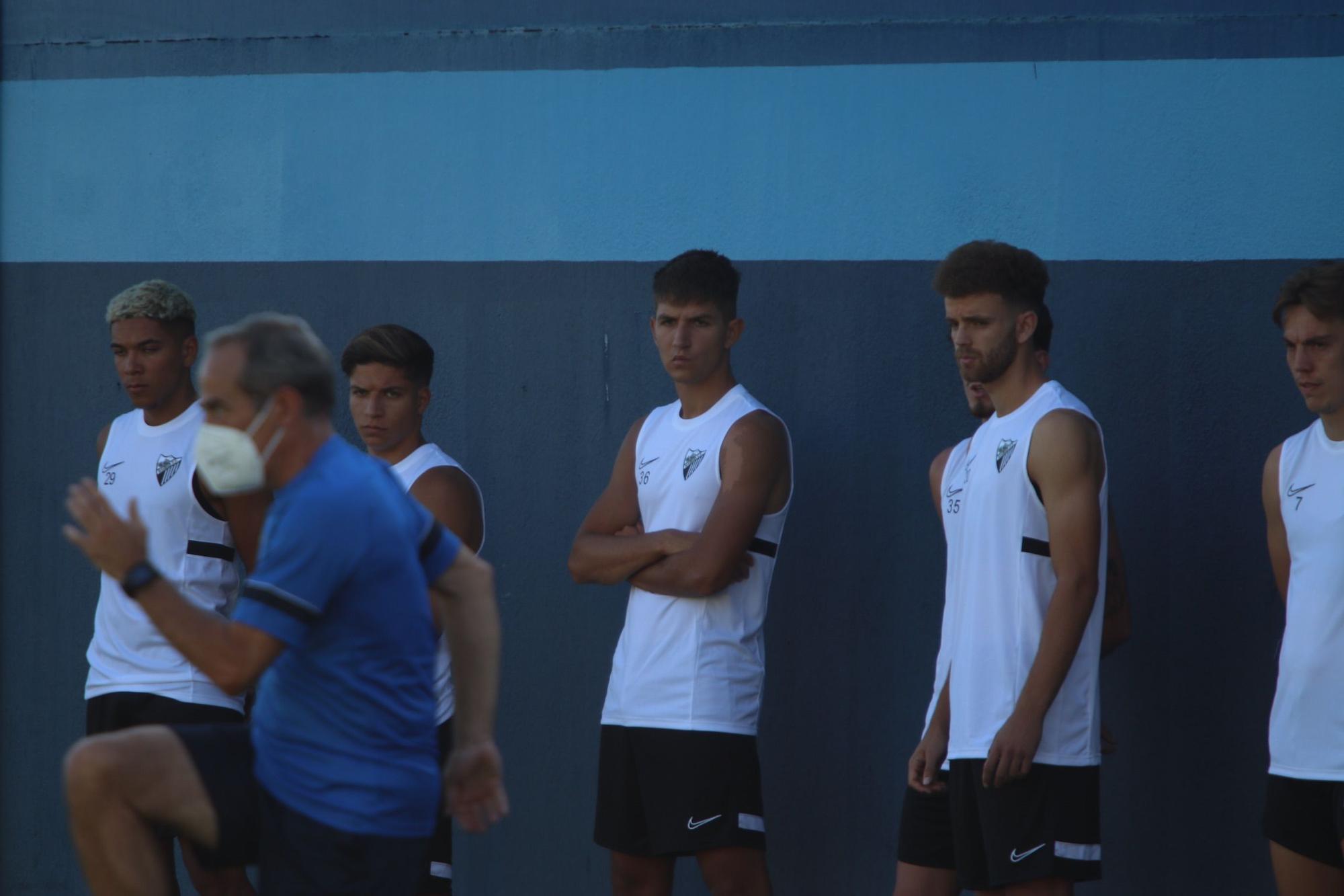 Primer entrenamiento del Málaga CF