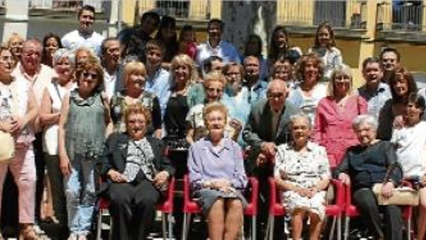 La família Camps celebra una entranyable trobada a Navarcles