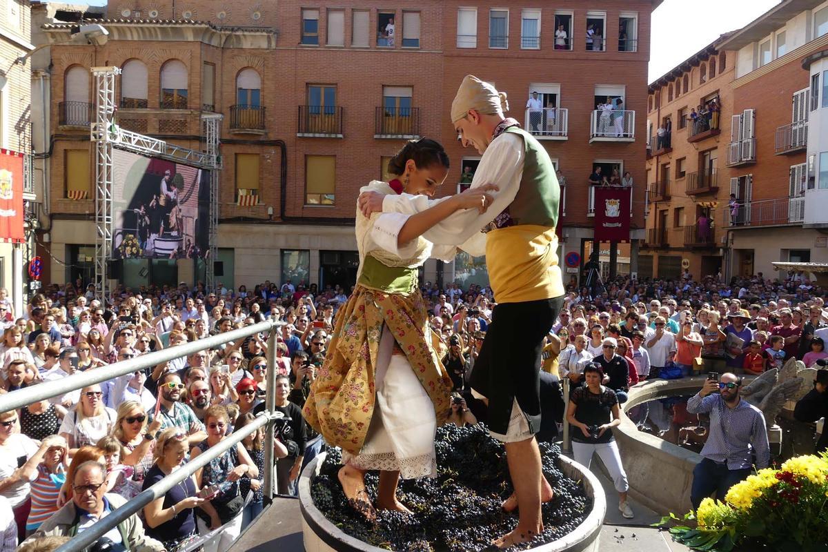 La Fiesta de la Vendimia de Cariñena ha sido declarada este año de interés turístico nacional.