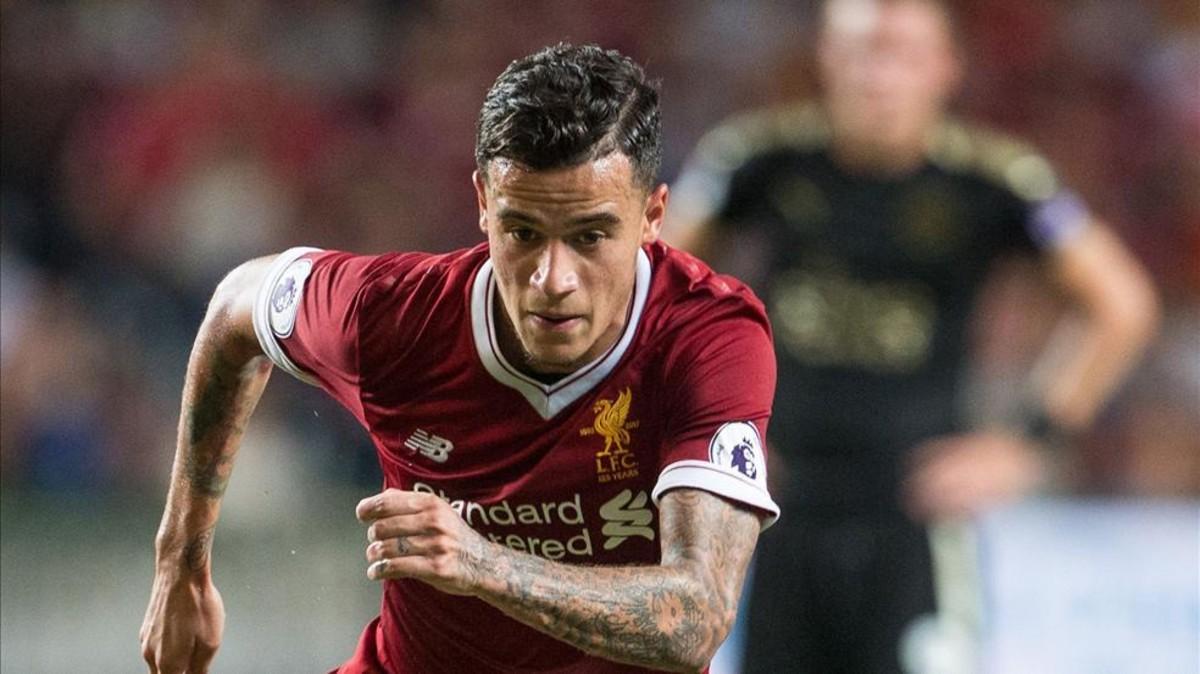 Coutinho, jugador del Liverpool
