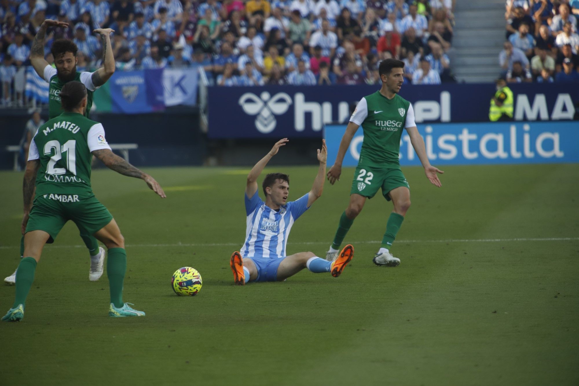 LaLiga SmartBank | Málaga CF - SD Huesca, en imágenes