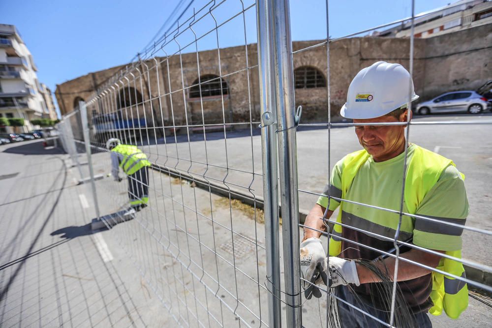 Así está la plaza de toros de Orihuela antes de se