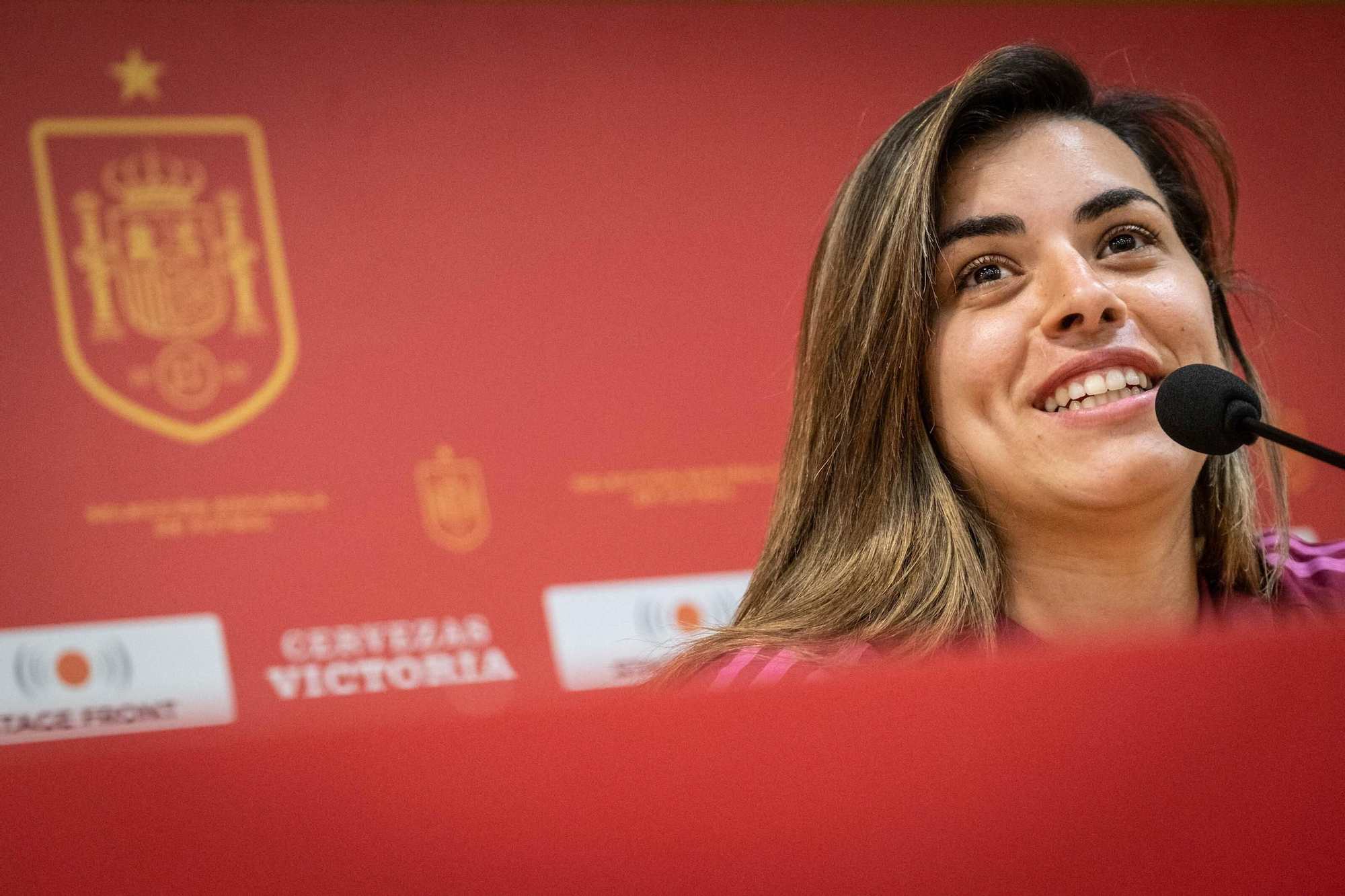 Training and press conference of the women's soccer team in Tenerife