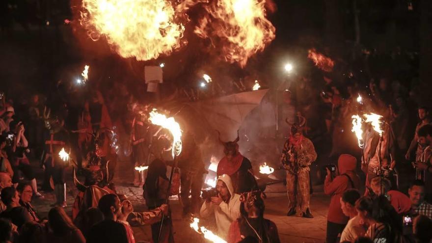 El Parc de la Mar volverá a ser escenario del correfoc un año más.