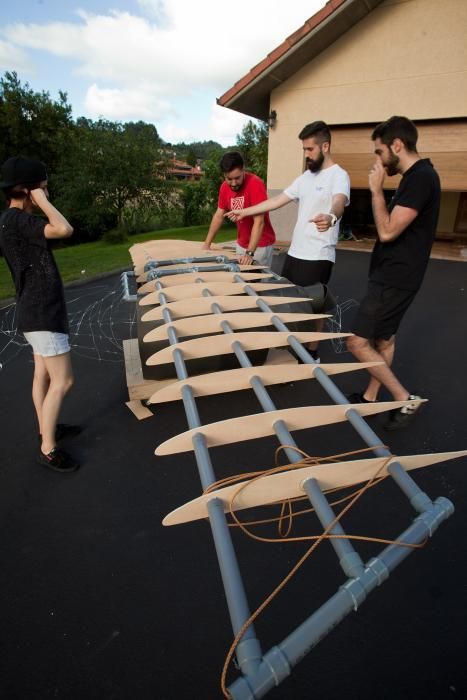 Equipo "Pteronadador", de Gijón