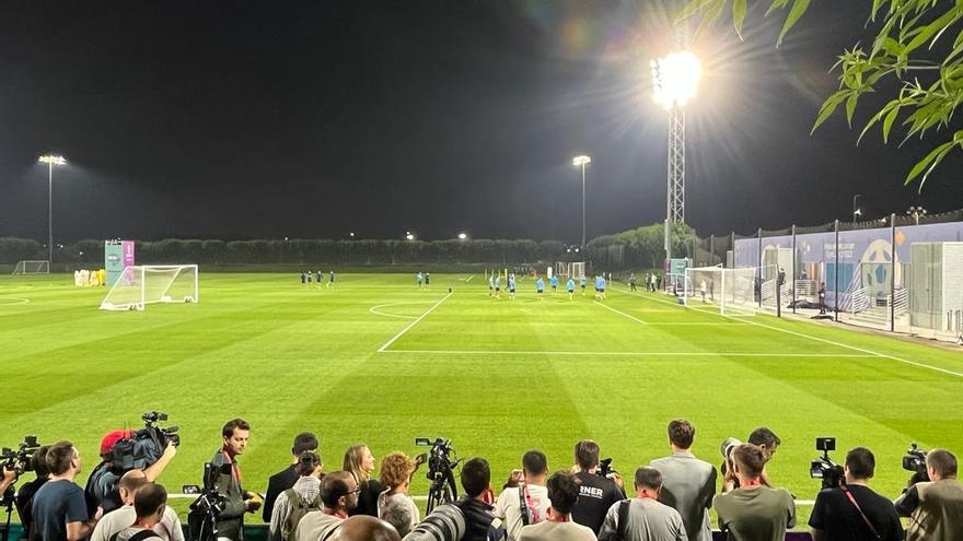 Argentina entrenó en la Qatar University