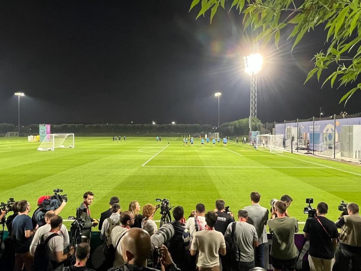 Argentina entrenó en la Qatar University