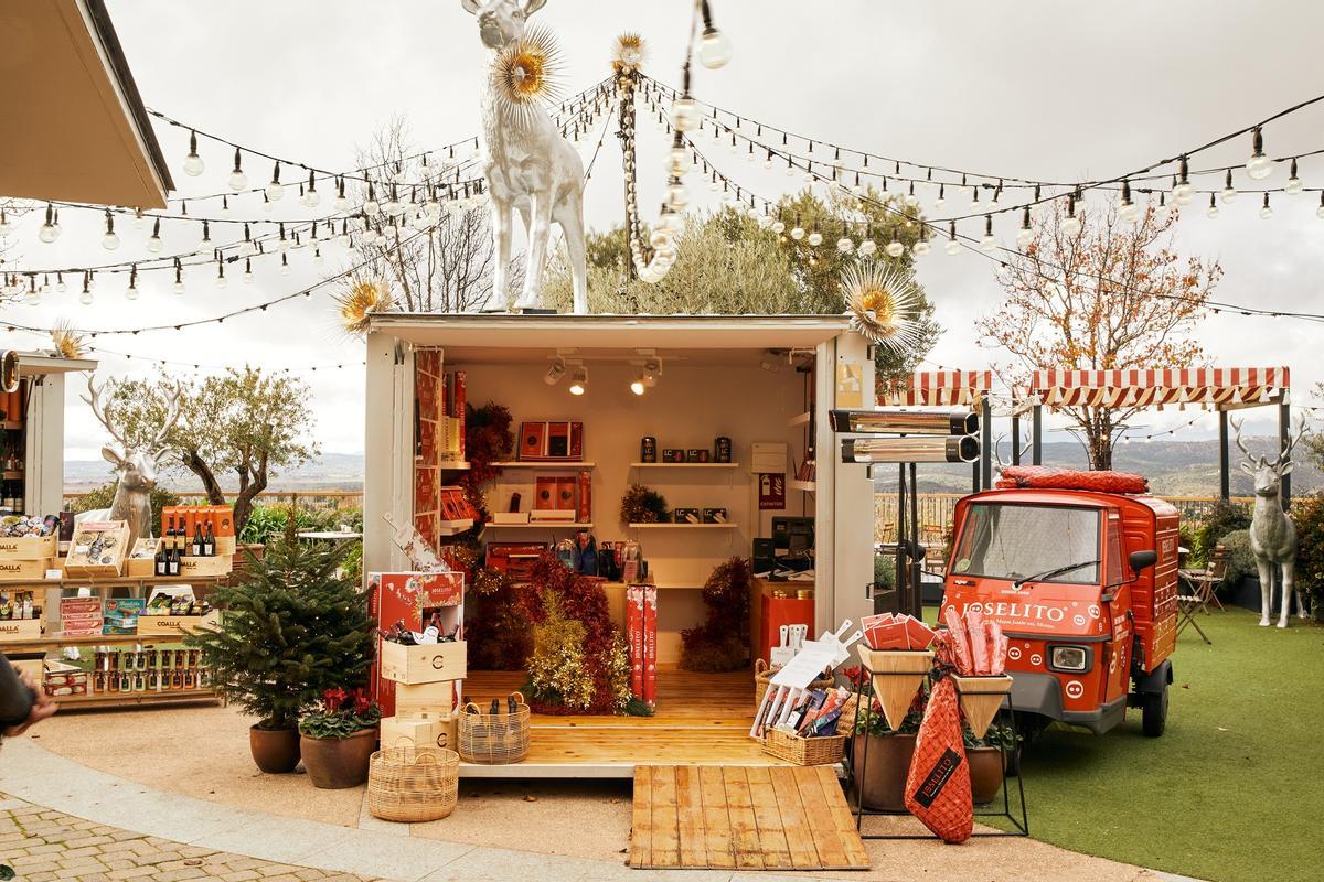 Bomvivant by Joselito, conocido por sus ibéricos y jamones de alta calidad, en el Gastro Christmas Market de Las Rozas Village