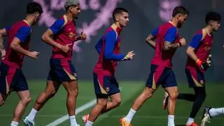 El FC Barcelona prepara el clásico ante el Real Madrid