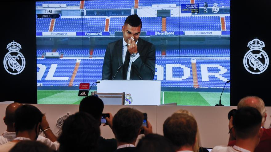 Casemiro, entre lágrimas: &quot;Mi mejor título, entrenar cada día en el Real Madrid&quot;