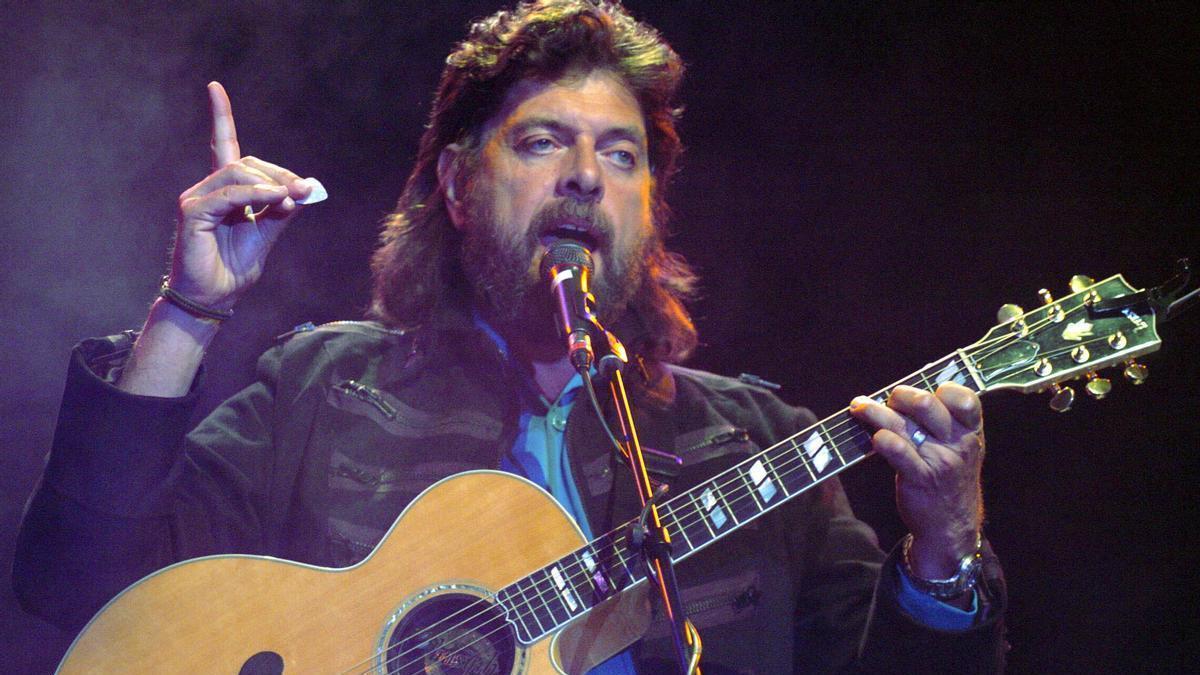 El músico y productor Alan Parsons durante un concierto.