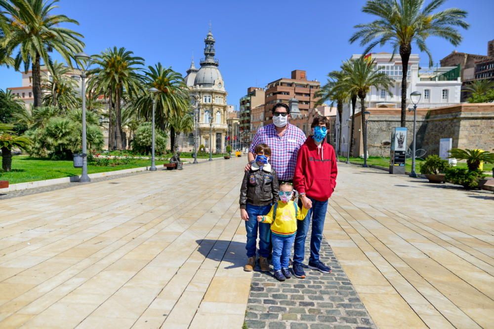 Así ha sido el primer día de desconfinamiento para los niños de Cartagena