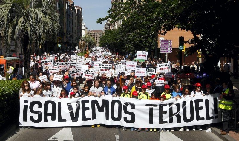 Manifestación: 'Salvemos Teruel'