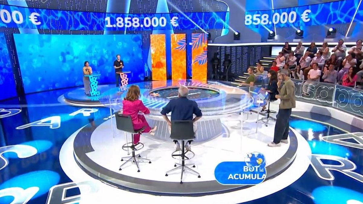 Rosa y Manu en el Rosco de Pasapalabra