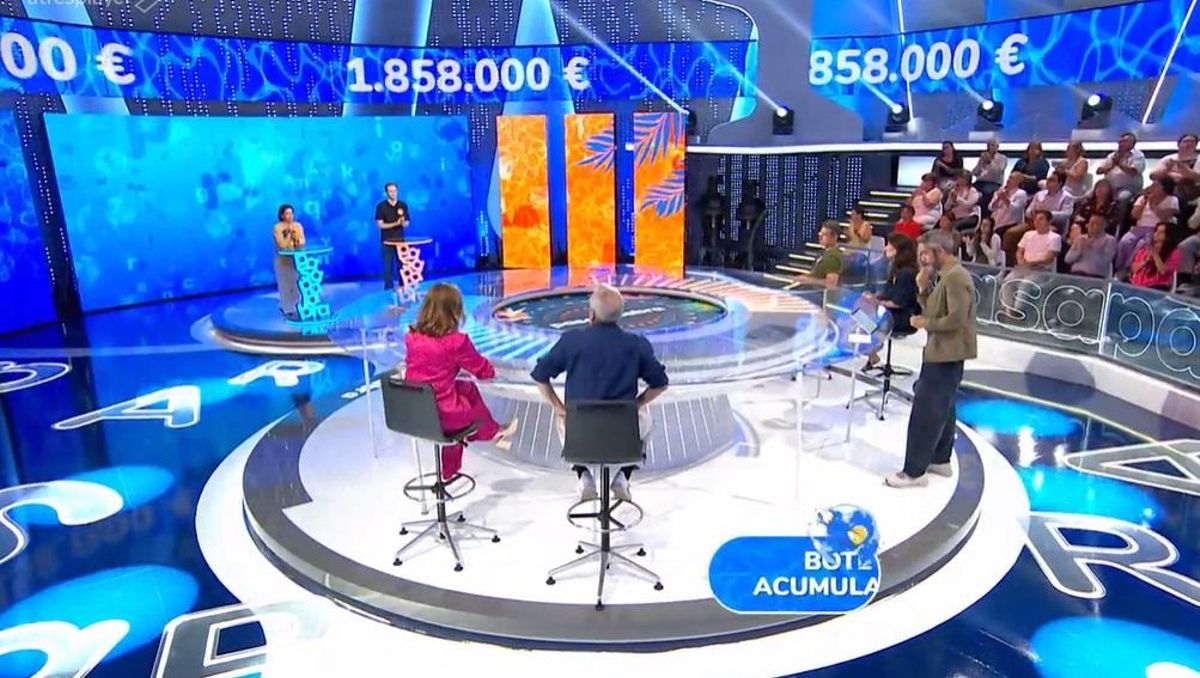 Rosa y Manu en el Rosco de Pasapalabra