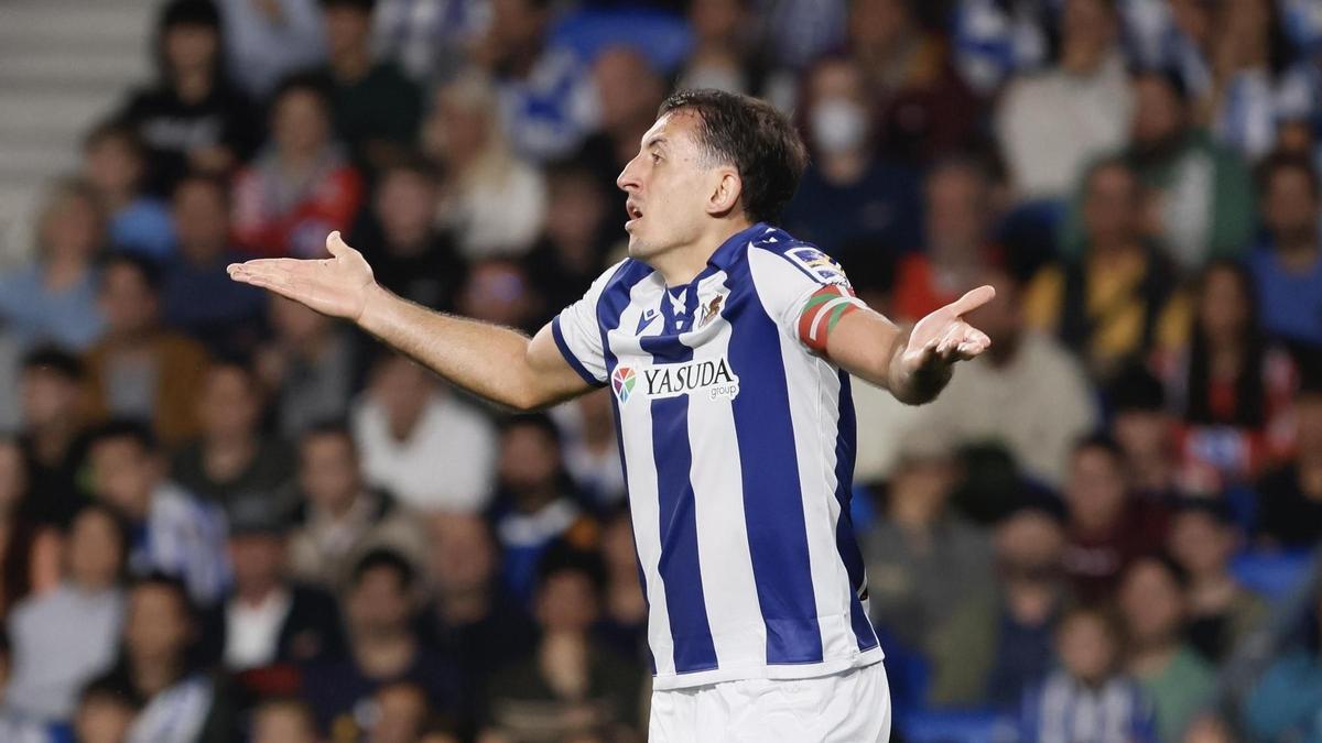 Oyarzabal respondió a las palabras de Alguacil tras la derrota de la Real