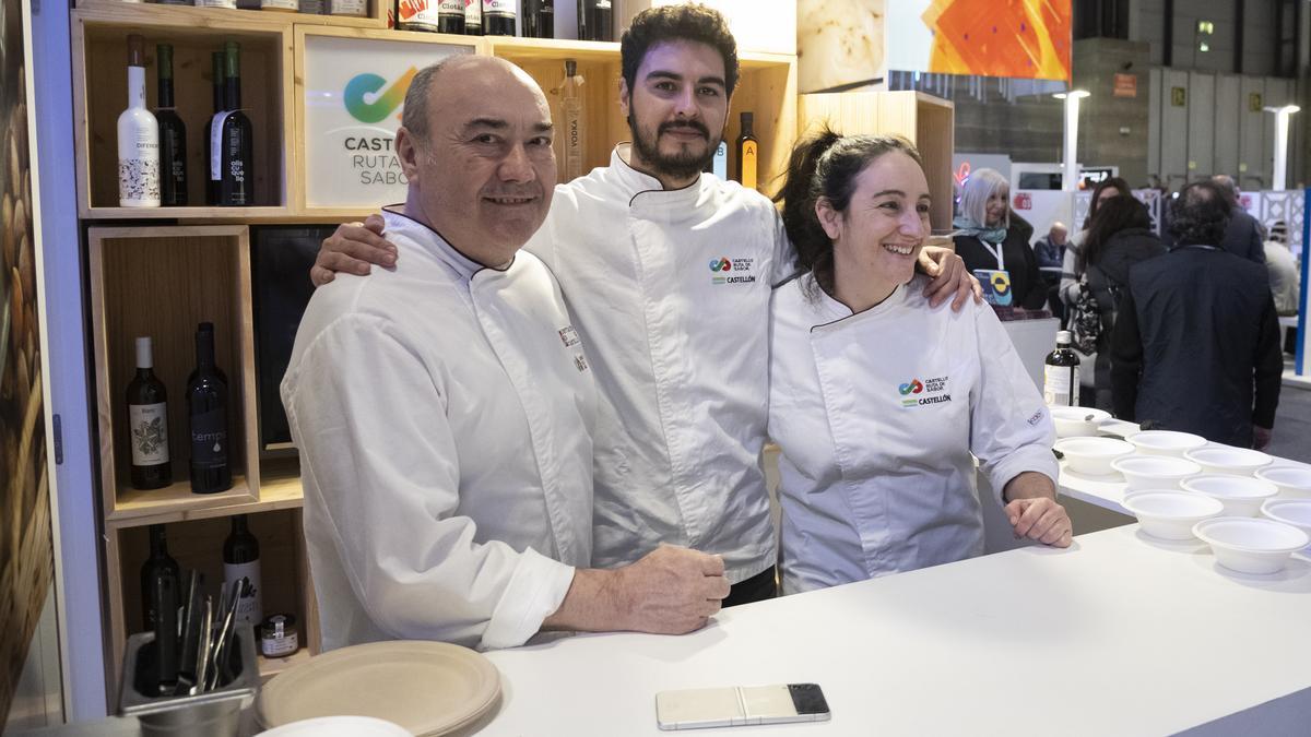Tres cocineros con estrella Michelin prepararon platos con productos de Castellón.