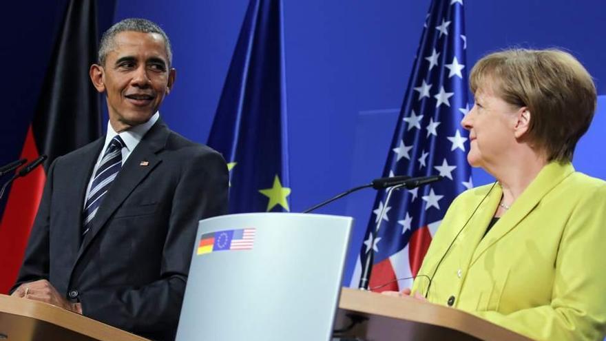 Merkel y Obama ratifican su alianza en la lucha contra terrorismo internacional