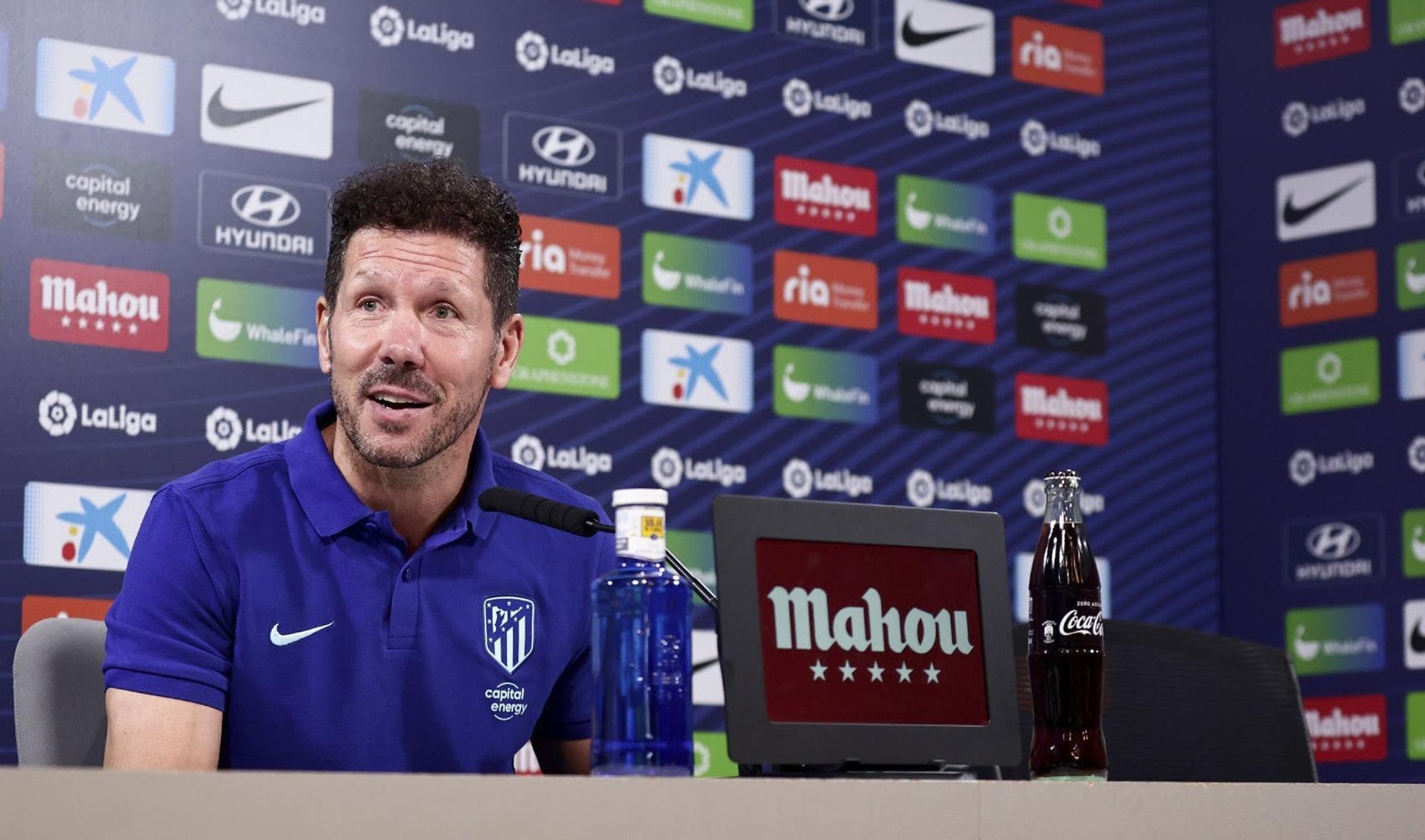 Rueda de prensa de Simeone