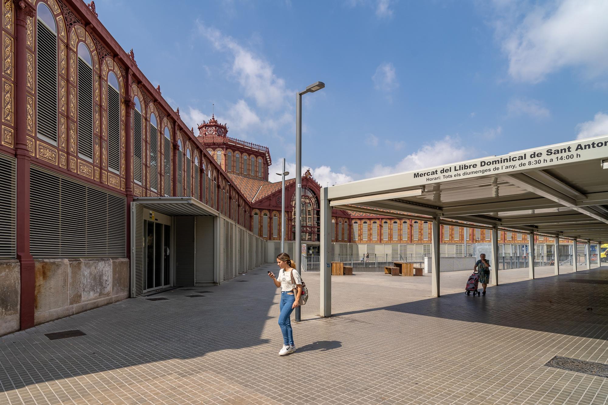 El mercado de Sant Antoni, en Barcelona.