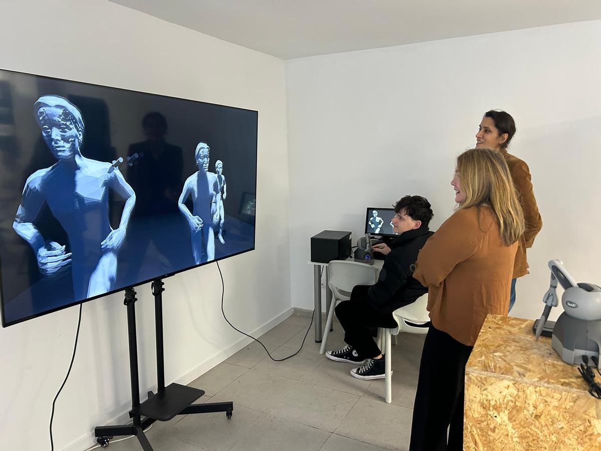 Una instantánea de la visita.