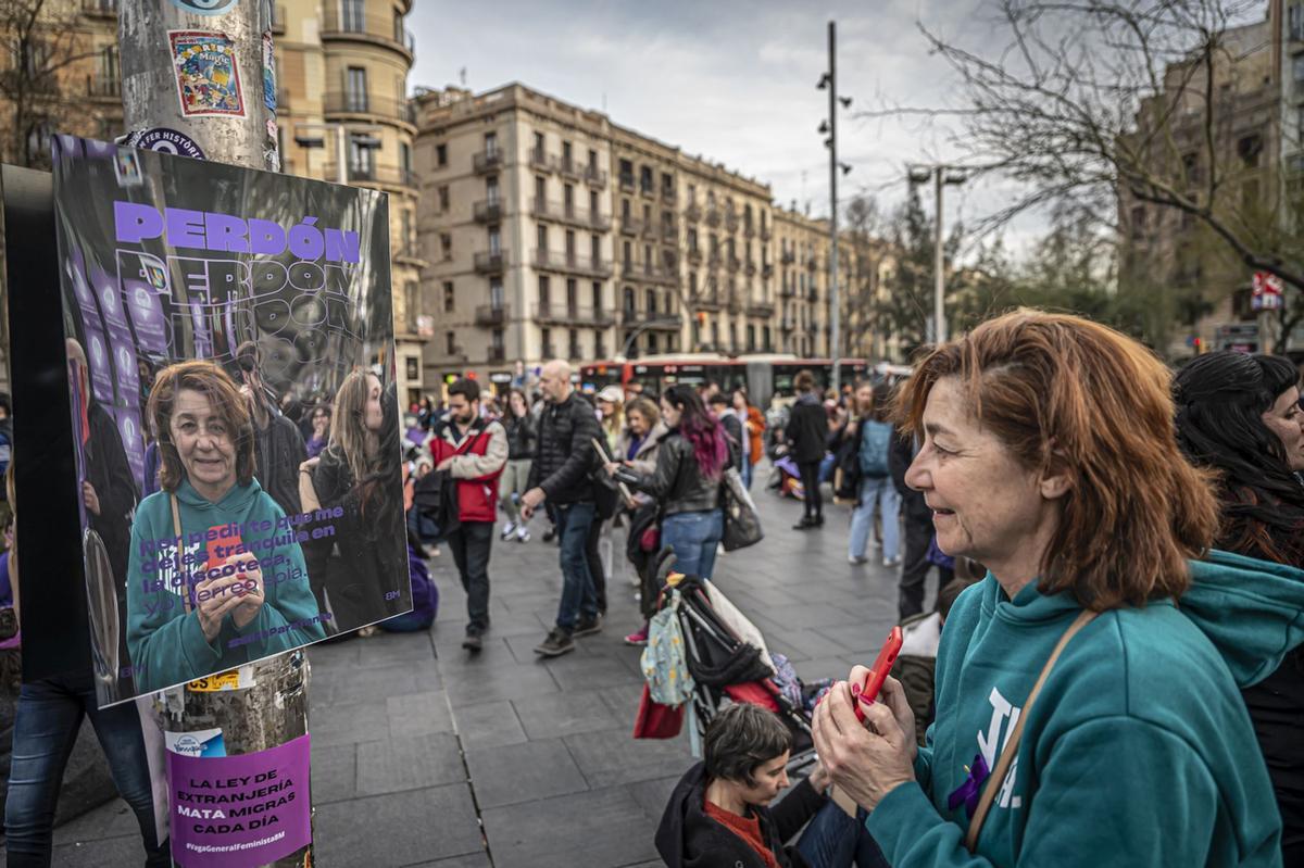 Manifestación del 8M en Barcelona