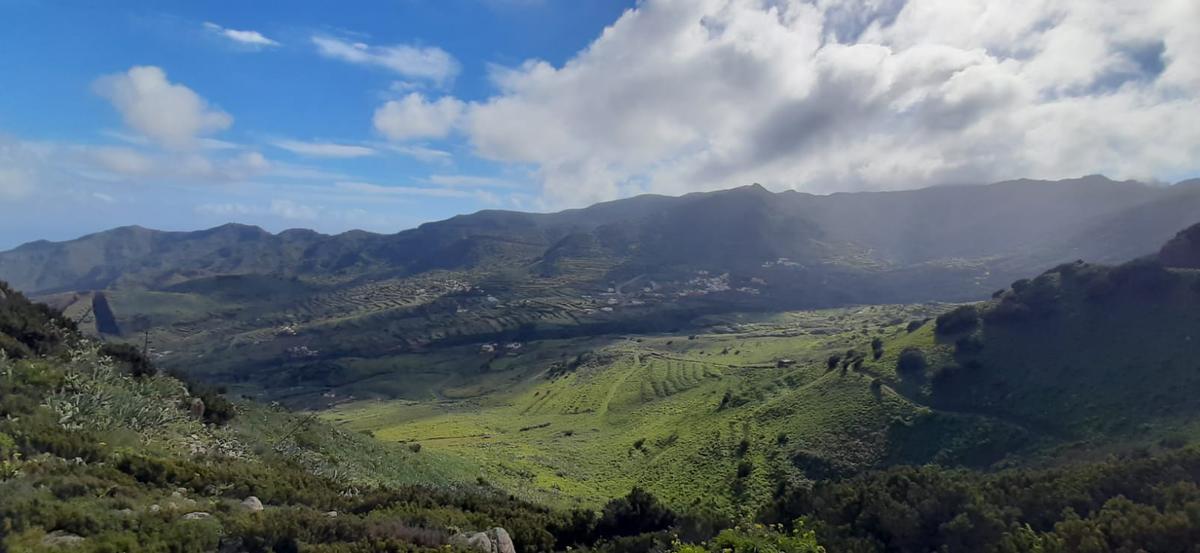 Las vistas durante el sendero